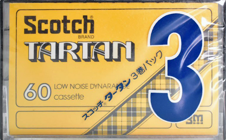 3 pack Scotch Tartan 60 Type I Normal 1977 Japan