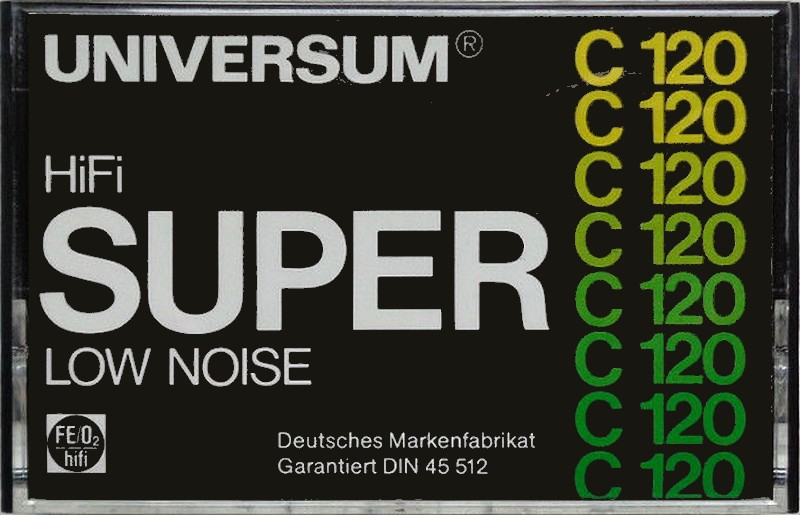 Compact Cassette Universum Super 120 Type I Normal 1979 Europe