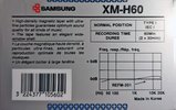 Compact Cassette Samsung XM-H 60 Type I Normal 1990 Europe