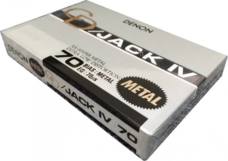 Compact Cassette Denon CD JACK IV 70 "KCD4-70" Type IV Metal 1990 Japan