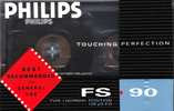 Compact Cassette Philips FS 90 Type I Normal 1989 Europe