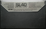 Compact Cassette AGFA 40 "RTW SL" Type I Normal Germany
