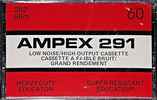 Compact Cassette Ampex 291 60 Type I Normal 1974 Canada