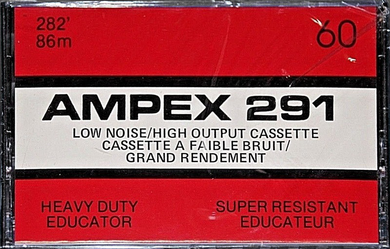 Compact Cassette:  Ampex - 291 60