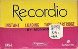 Compact Cassette Monarch Recordio 60 "CAS-1" Type I Normal USA