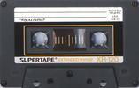 Compact Cassette SUPERTAPE XR 120 Type I Normal 1988 USA