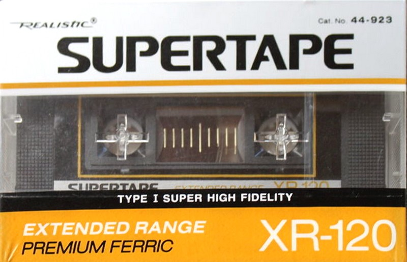 Compact Cassette SUPERTAPE XR 120 Type I Normal 1988 USA