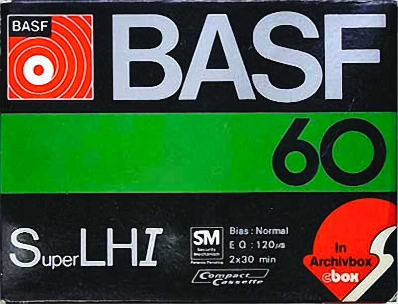 Compact Cassette BASF Super LH I 60 Type I Normal 1978 Japan