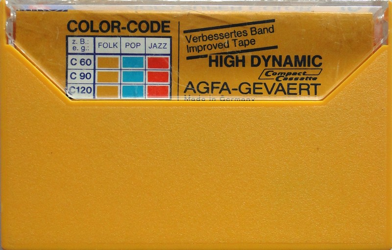 Compact Cassette AGFA SUPER COLOR 60 Type I Normal 1975 Europe