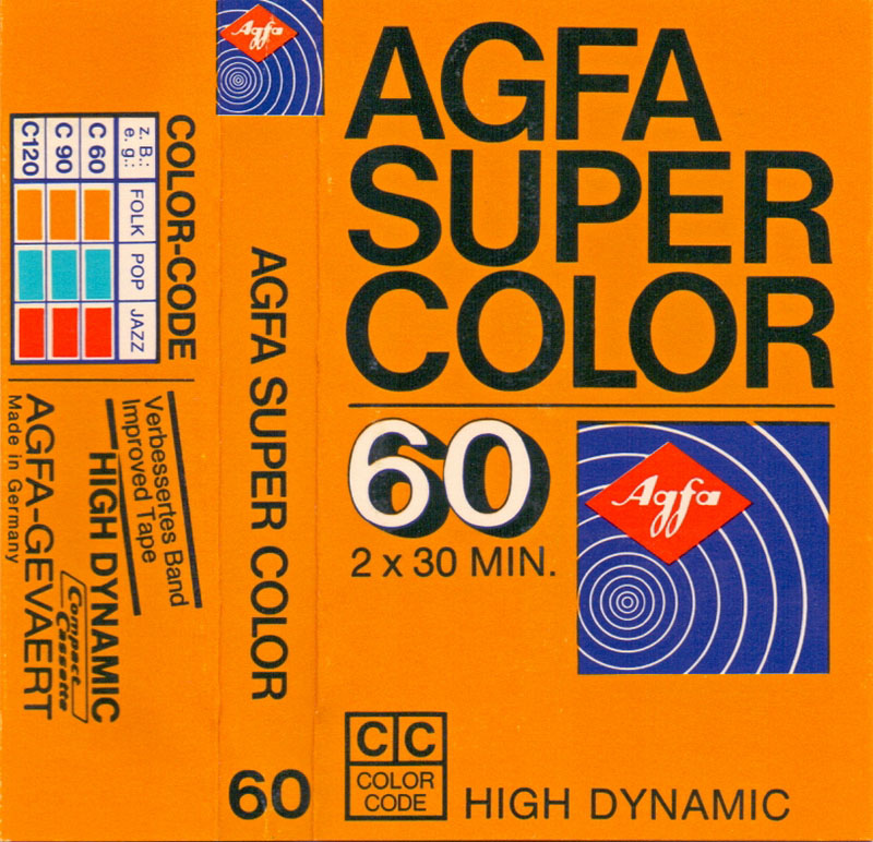 Compact Cassette: AGFA  - SUPER COLOR 60