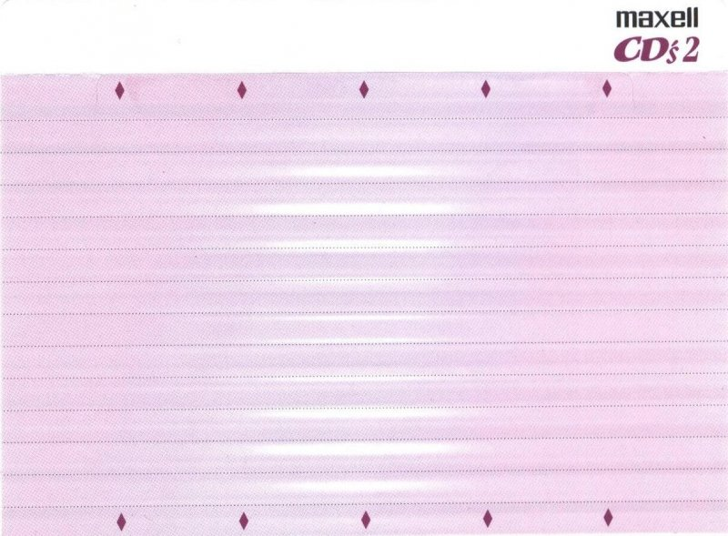 Compact Cassette Maxell CD`s II / CD`s 2 70 "CDS2-70M" Type II Chrome 1999 Japan
