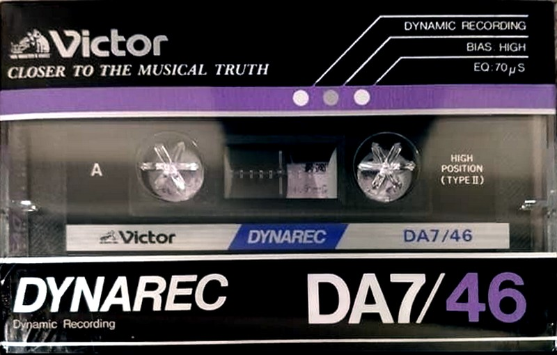 Compact Cassette Victor Dynarec DA7 46 Type II Chrome 1983 Japan