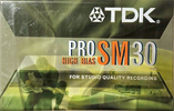 Compact Cassette TDK PRO SM 30 Type II Chrome 2003 Thailand