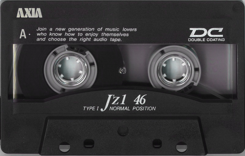 Compact Cassette AXIA J`z 1 46 "JZ1A 46" Type I Normal 1992 Japan