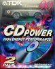 2 pack TDK CD Power 90 Type II Chrome 2001 North America