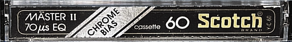 Compact Cassette Scotch Master II 60 Type II Chrome 1979 USA