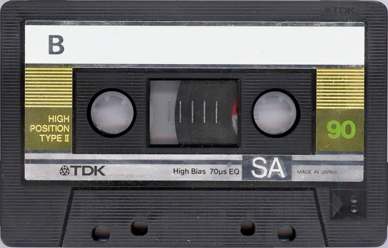 Compact Cassette TDK SA 90 Type II Chrome 1986 Australia, Europe