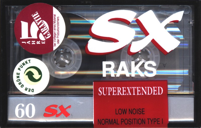 Compact Cassette: RAKS  - SX 60