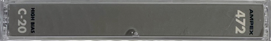 Compact Cassette Ampex 472 20 Type II Chrome 1990 USA
