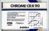 Compact Cassette Radiola CR-X 90 Type II Chrome 1985 Europe