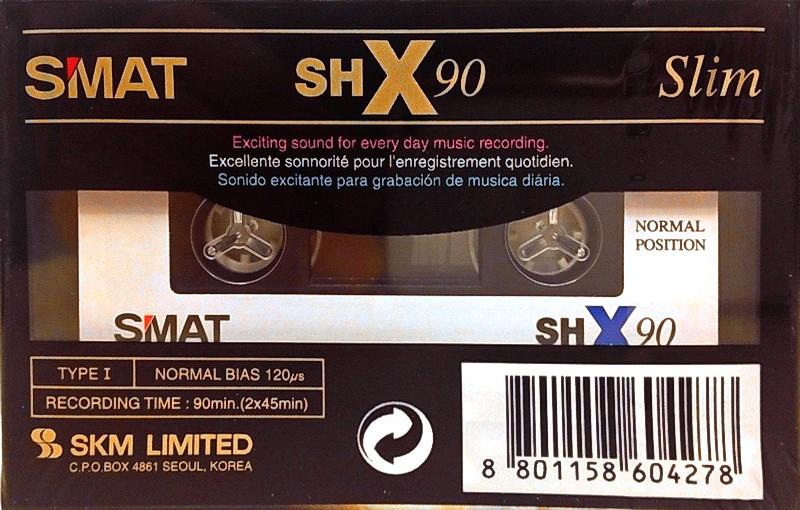 Compact Cassette: Sunkyong Magnetic Limited (SKM) Smat - SH X 90