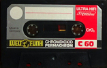 Compact Cassette Weltfunk 60 Type II Chrome 1979 Germany