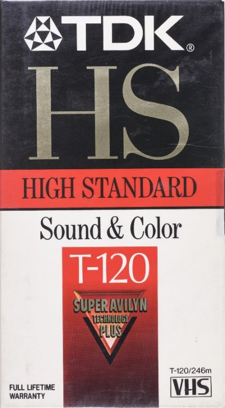 VHS, Video Home System: TDK  - HS 120