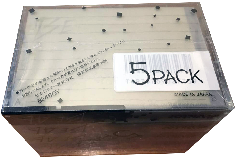 5 pack Victor BE 46 "BE46-5P" Type I Normal 1987 Japan