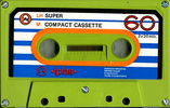 Compact Cassette Iplas LH Super 60 "Green" Type I Normal Yugoslavia