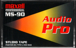 Compact Cassette Maxell MS Audio Pro 90 Type II Chrome 1997 Japan
