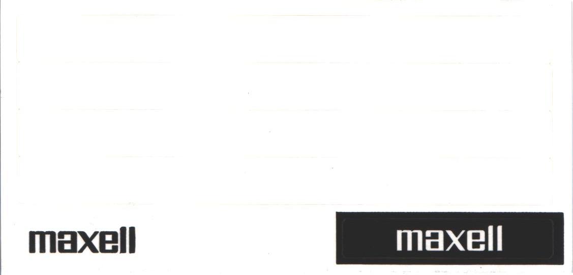 Compact Cassette Maxell MS 90 "Audio Pro" Type II Chrome 1997 USA