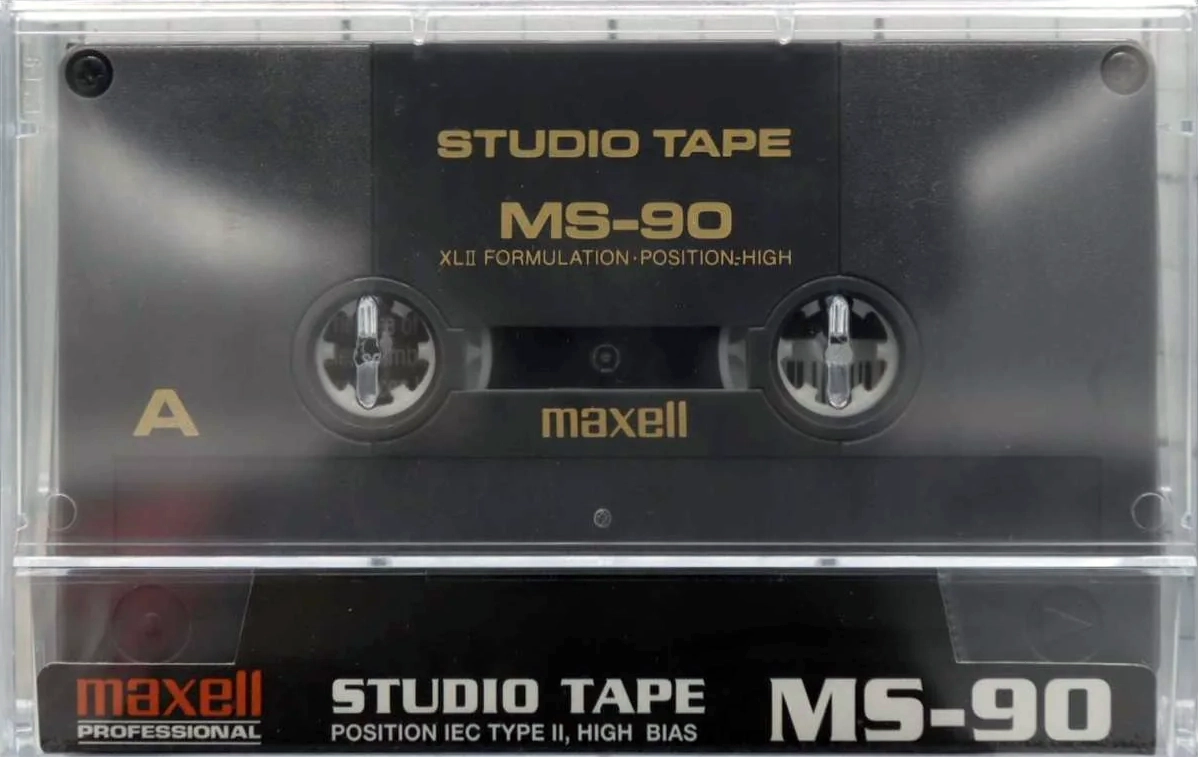 Compact Cassette Maxell MS 90 "Audio Pro" Type II Chrome 1997 USA