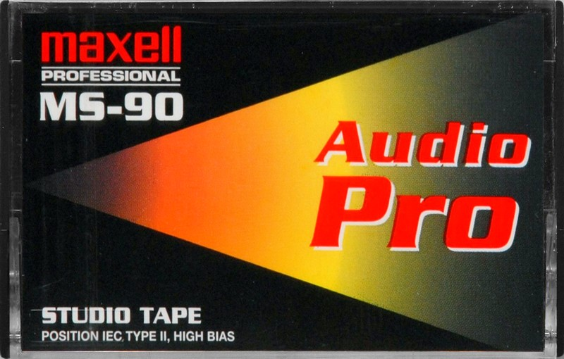 Compact Cassette: Maxell / Hitachi Maxell - MS Audio Pro 90