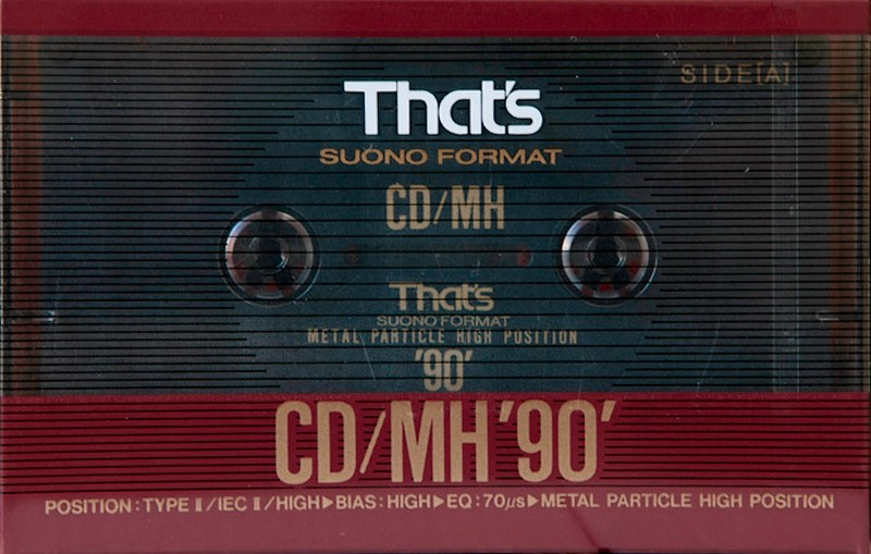 Compact Cassette Thats CD-MH 90 Type II Chrome 1990 Europe