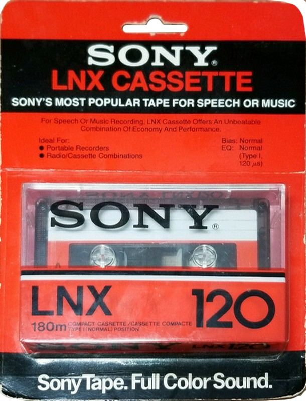 Blister Sony LNX 120 Type I Normal 1979 USA