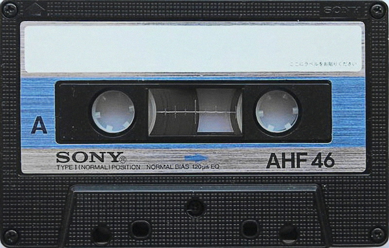 Compact Cassette Sony AHF 46 Type I Normal 1982 Japan