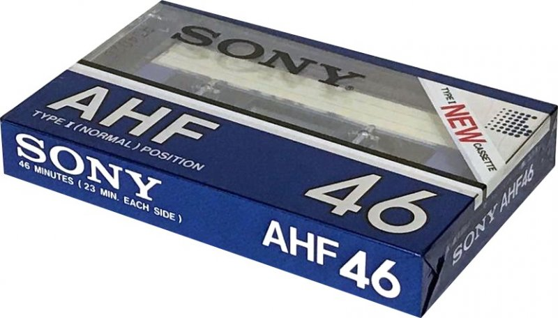 Compact Cassette Sony AHF 46 Type I Normal 1982 Japan