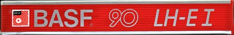 Compact Cassette BASF LH Extra I 90 "LH-E I" Type I Normal 1985 Europe