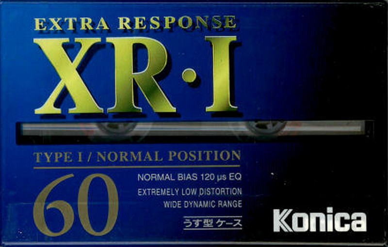 Compact Cassette Konica XR 60 "XR-I" Type I Normal 1990 Japan
