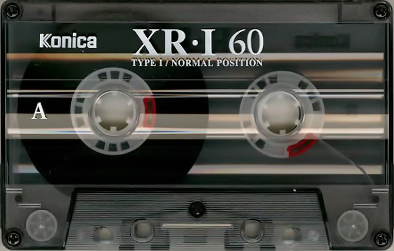 Compact Cassette Konica XR 60 "XR-I" Type I Normal 1990 Japan