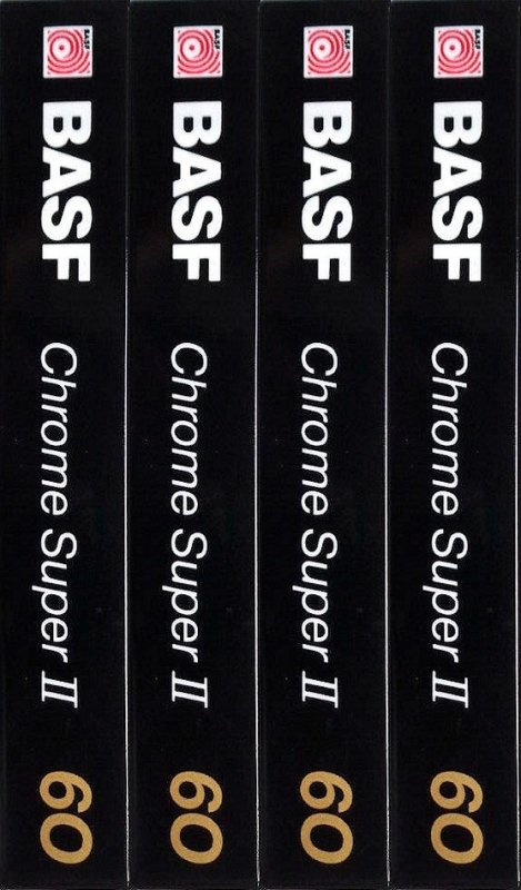 Compact Cassette BASF Chrome Super II 60 Type II Chrome 1989 Germany
