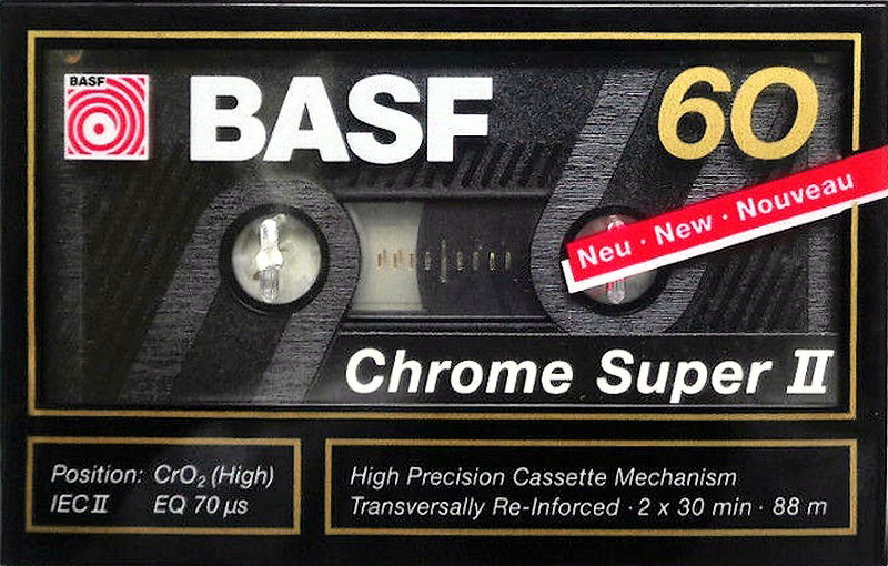 Compact Cassette: BASF  - Chrome Super II 60