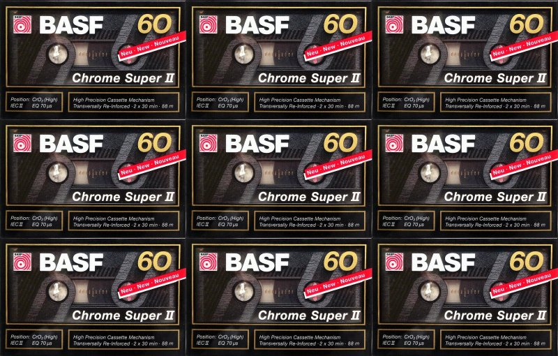 Compact Cassette: BASF  - Chrome Super II 60