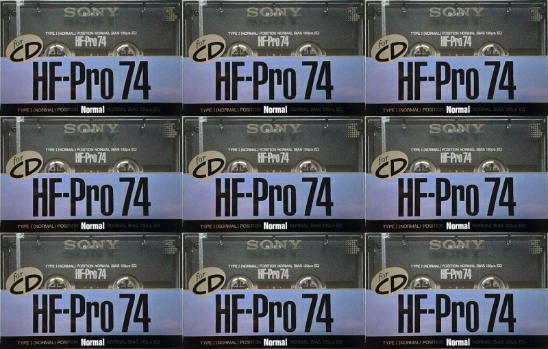 Compact Cassette: Sony  - HF-Pro 74