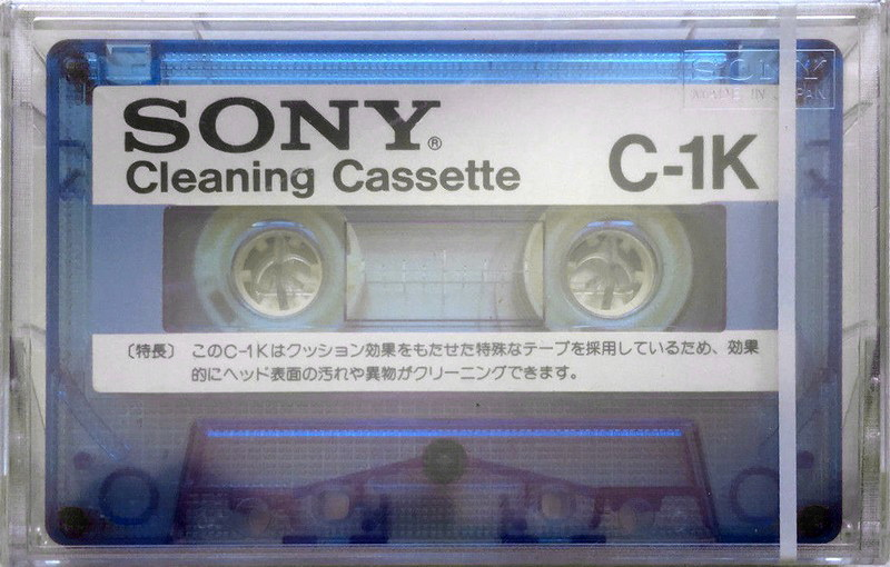 Compact Cassette Sony "C-1K" Cleaning Cassette Japan