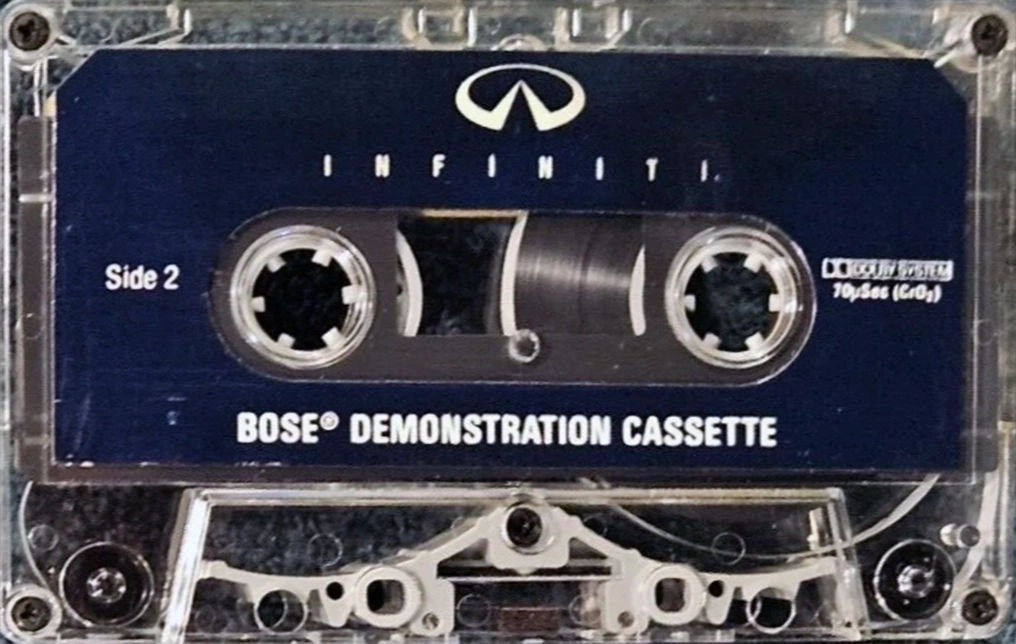 Compact Cassette Bose "Infiniti" Demonstration Tape 1990 USA