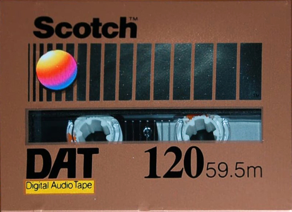 Digital Audio Tape Scotch 120 Type IV Metal 1988 North America