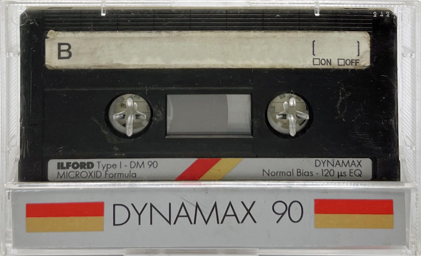 Compact Cassette Ilford DM 90 "Dynamax" Type I Normal 1988 Europe
