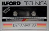 Compact Cassette Ilford DM 90 "Dynamax" Type I Normal 1988 Europe