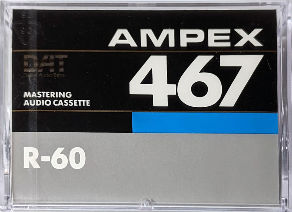 Digital Audio Tape Ampex 467 60 Type IV Metal 1991 USA
